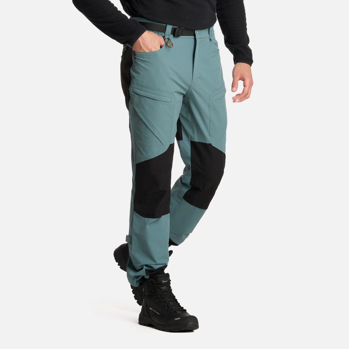 LIPPI - Pantalón Hombre Wollaston Mountain Q-Dry Regular Fit Pants Petroleo Lippi