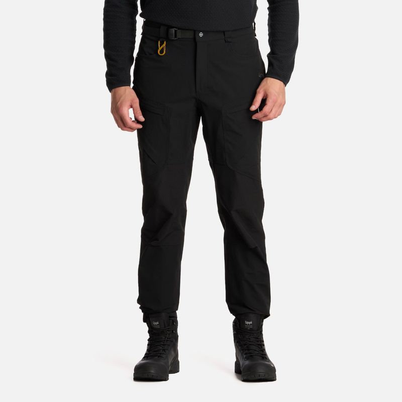 LIPPI - Pantalón Hombre Wollaston Mountain Q-Dry Regular Fit Pants Negro Lippi