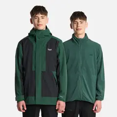 LIPPI - Chaqueta Teen Boy Lake Fusion 3 B-Dry Hoody Jacket Verde Botella