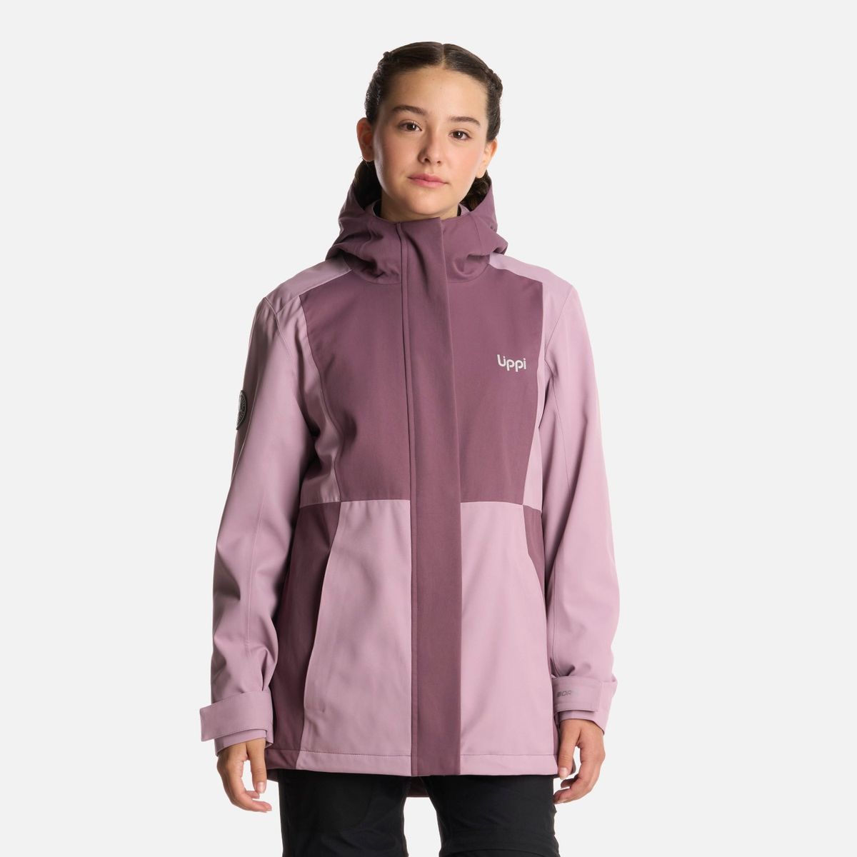 LIPPI - Chaqueta Teen Girl Lake Fusion 3 B-Dry Hoody Jacket Morado Lippi
