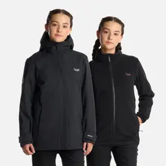 LIPPI - Chaqueta Teen Girl Lake Fusion 3 B-Dry Hoody Jacket Negro