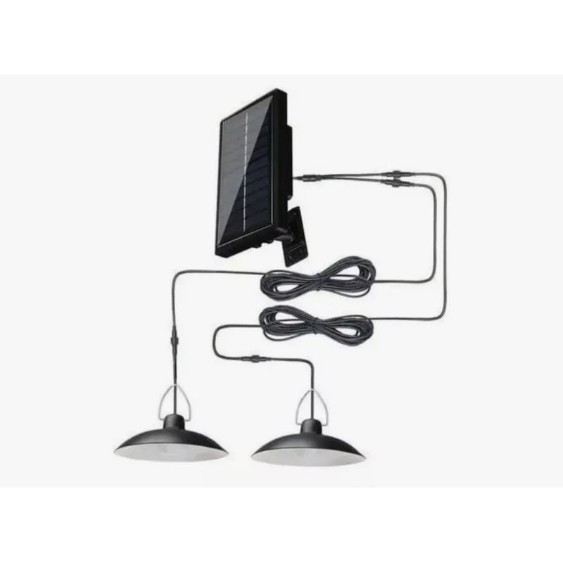 MOMO - pack x2 Lampara Led Solar Colgante 120º Con Control 120w
