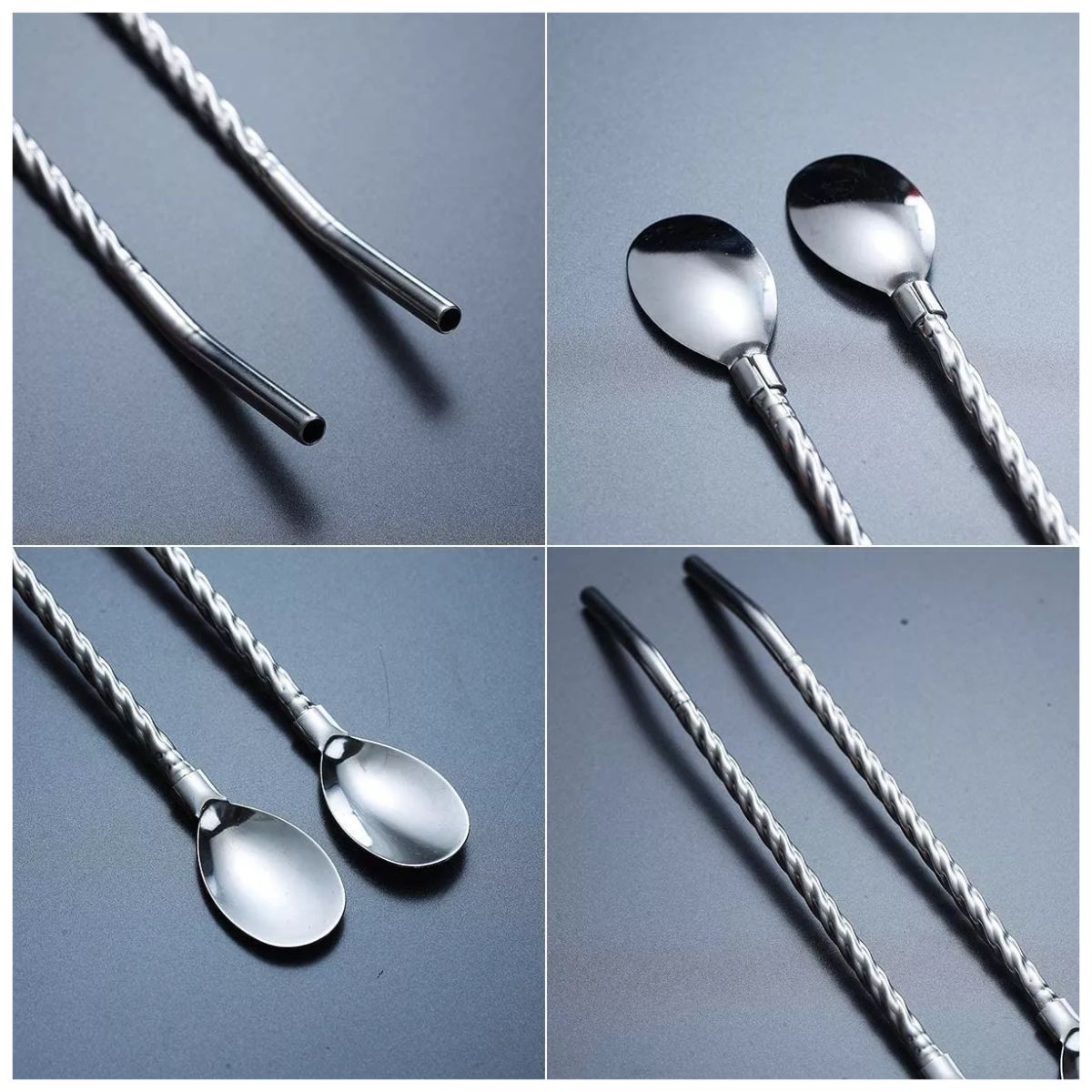 GENERICO - Juego X6 Cucharas Largas Bailarina