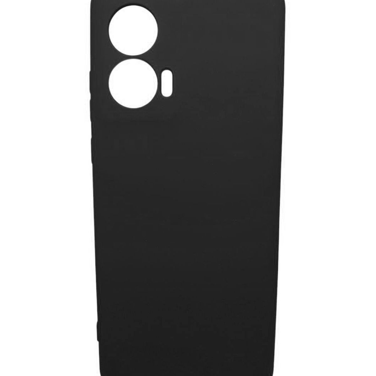 GENERICO - CARCASA SILICONA  ANTISHOCK PARA MOTO EDGE 50 FUSION NEGRA