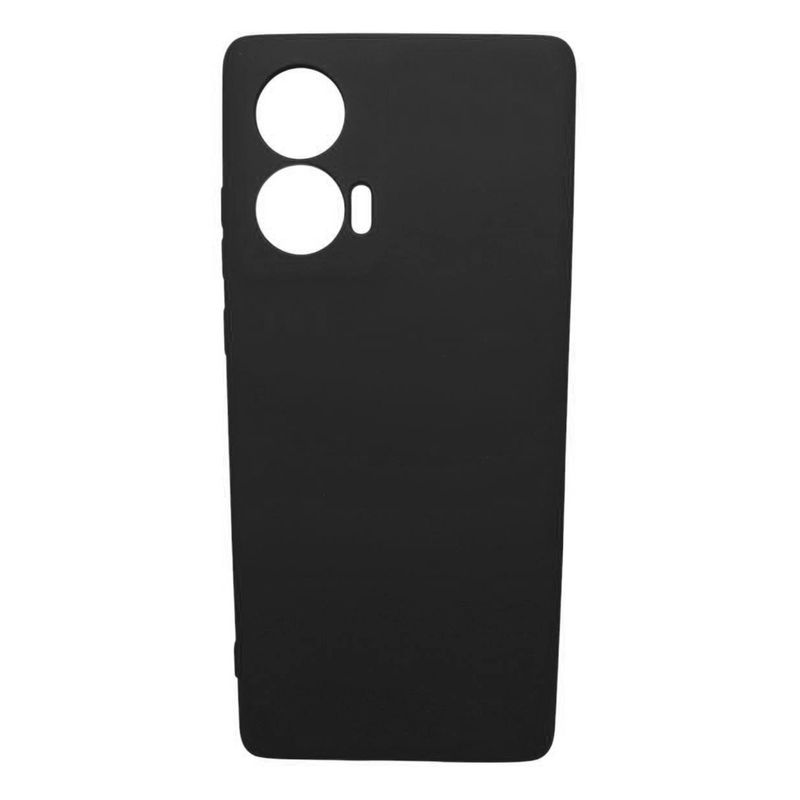 GENERICO - CARCASA SILICONA  ANTISHOCK PARA MOTO EDGE 50 FUSION NEGRA