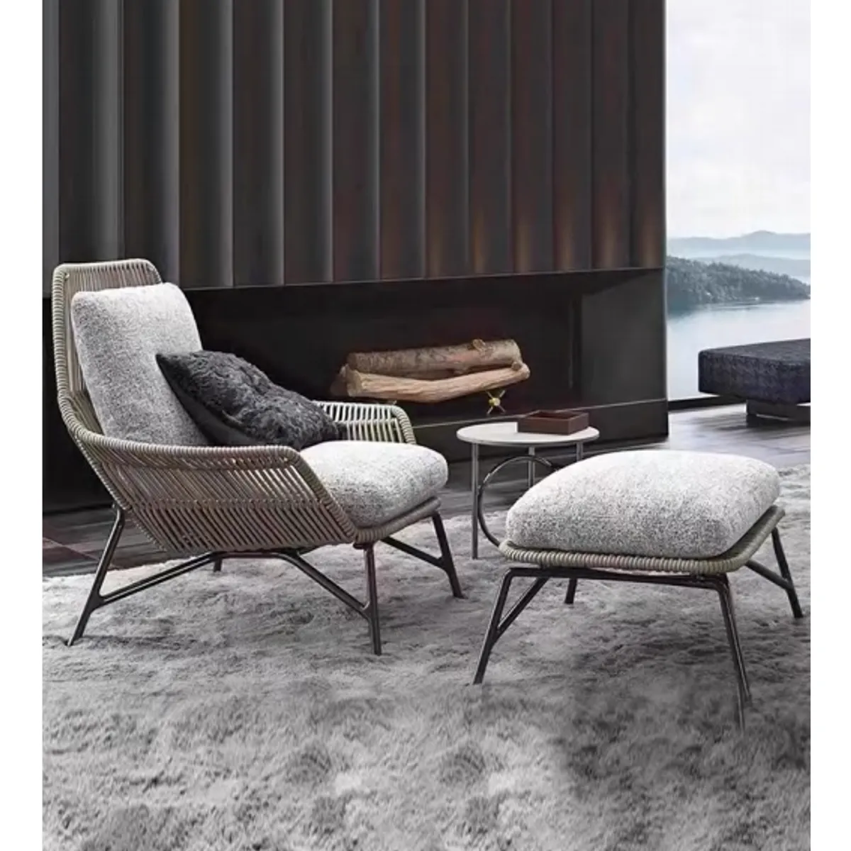 GENERICO - Sillón Mónaco Exterior para Terrazas y Jardines Silla