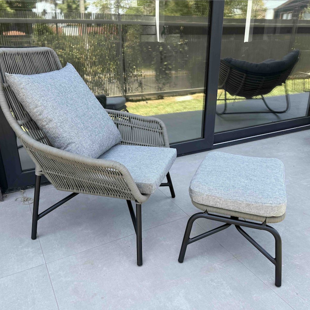 GENERICO - Sillón Mónaco Exterior para Terrazas y Jardines Silla