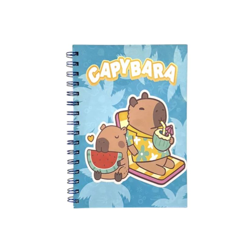 GENERICO - Libreta Capibara Diseño En Hojas Tapa Dura Kawaii