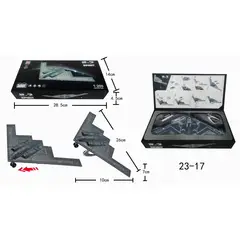 GENERICO - XUJA 23-17 BLOCKS MODEL 1-200 B - 2 SPIRIT WARPLANE