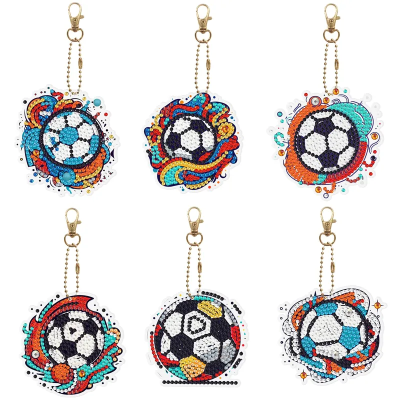 ARTE CONSENTIDO - PINTURA DIAMANTES LLAVERO FUTBOL