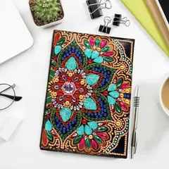 ARTE CONSENTIDO - PINTURA CON DIAMANTE CUADERNO FLOR CALIPSO
