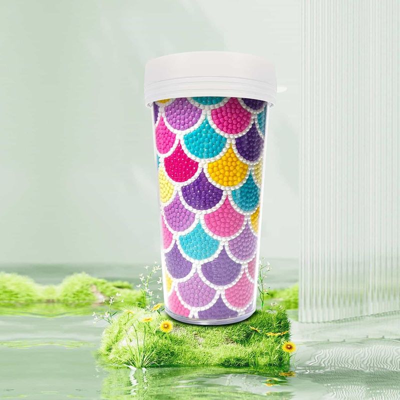 ARTE CONSENTIDO - PINTURA CON DIAMANTE VASO TÉRMICO CONCHITAS