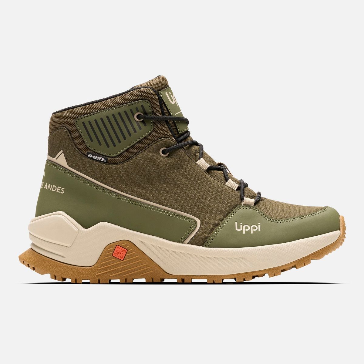 LIPPI - Zapatilla Teen Boy Motion Mid Teen Verde Lippi