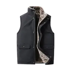 TIOZONEY - Chaqueta Sin Mangas Ripstop Liviana De Varon-Negro