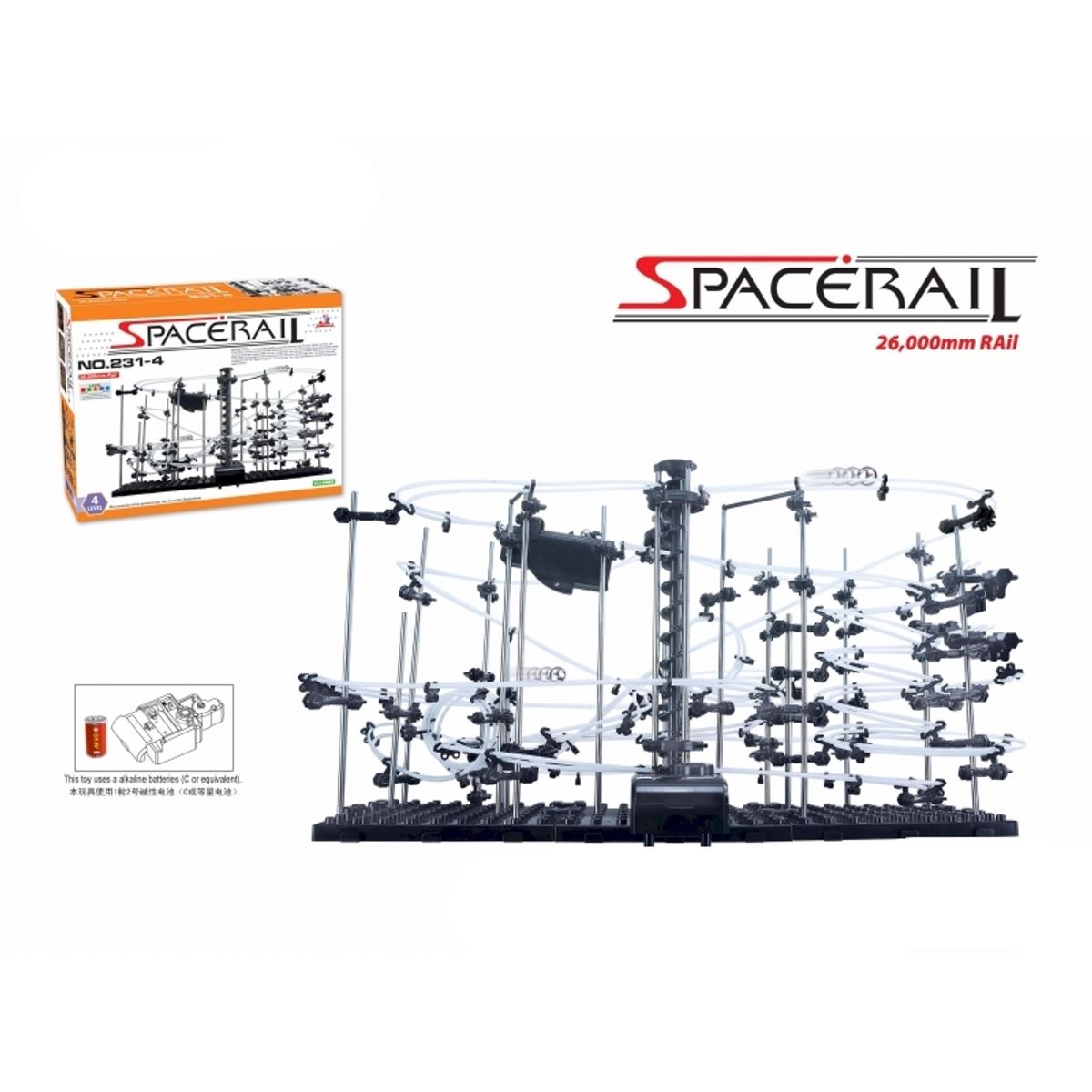 GENERICO - GIGATOYS 231-4 SPACE RAIL NIVEL 4 MARBLE BOLITAS