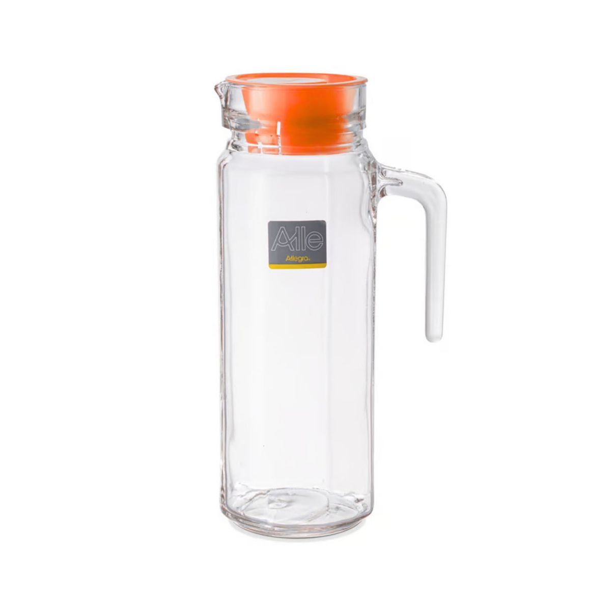 ALLEGRA - Jarra Refrigerador 1100mL Con tapa Modelo Rivoli Para Jugos Naranja