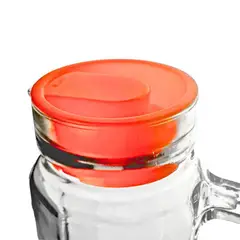 ALLEGRA - Jarra Refrigerador 1100 mL Modelo Rivoli Para Jugos Tapa Naranja