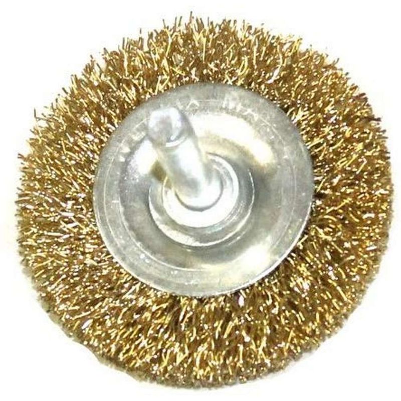 GEN - Disco Escobilla Alambre Acero Chascon Cerdas Metal Pulido Pintura Oxido Taladro
