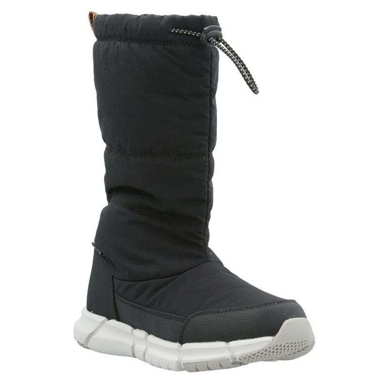 HUSH PUPPIES - Bota Cuero Burford Niño Negro HUSH PUPPIES
