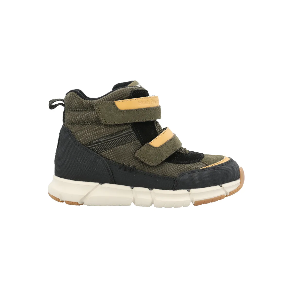 HUSH PUPPIES - Botin Cuero Playmouth Niño Verde HUSH PUPPIES