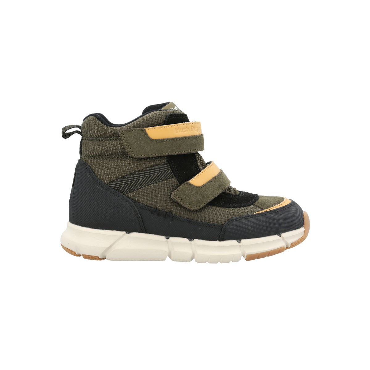 HUSH PUPPIES - Botin Cuero Playmouth Niño Verde HUSH PUPPIES