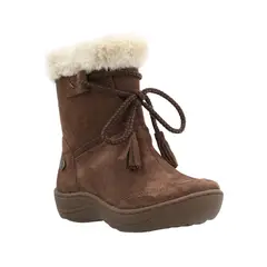 HUSH PUPPIES - Bota Cuero Lakey-K Niña Café HUSH PUPPIES.