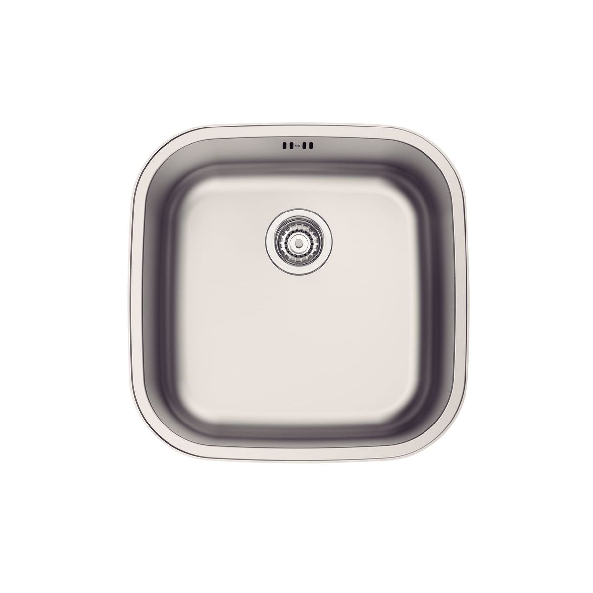 TRAMONTINA - Cubeta de Bajo Poner o Empotrar Tramontina de Acero 40x40 cm