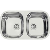 Cubeta bajo cubierta en acero Alto Brillo 77x45 cm