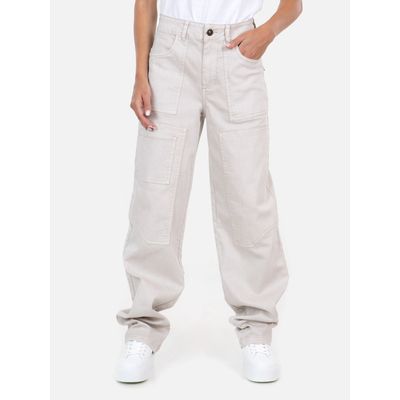 Imagen 2 del producto Jeans Turbo Beige Mujer - Beige