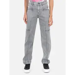 MAUI AND SONS - Jeans Cyclone Gris Mujer - Gris