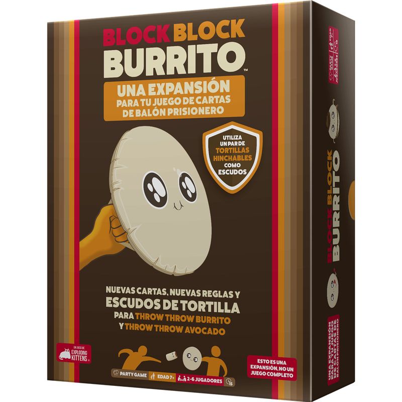 ASMODEE - Block Block Burrito Juego de Mesa