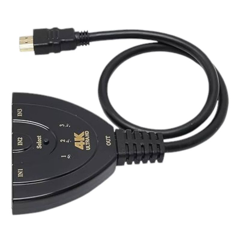 GENERICO - Switch HDMI 4k 3 puertos