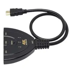 GENERICO - Switch HDMI 4k 3 puertos