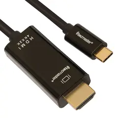 TECMASTER - Cable Adaptador Convertidor Usb Tipo C a Hdmi 1.8 Metros 4k 60 Hz