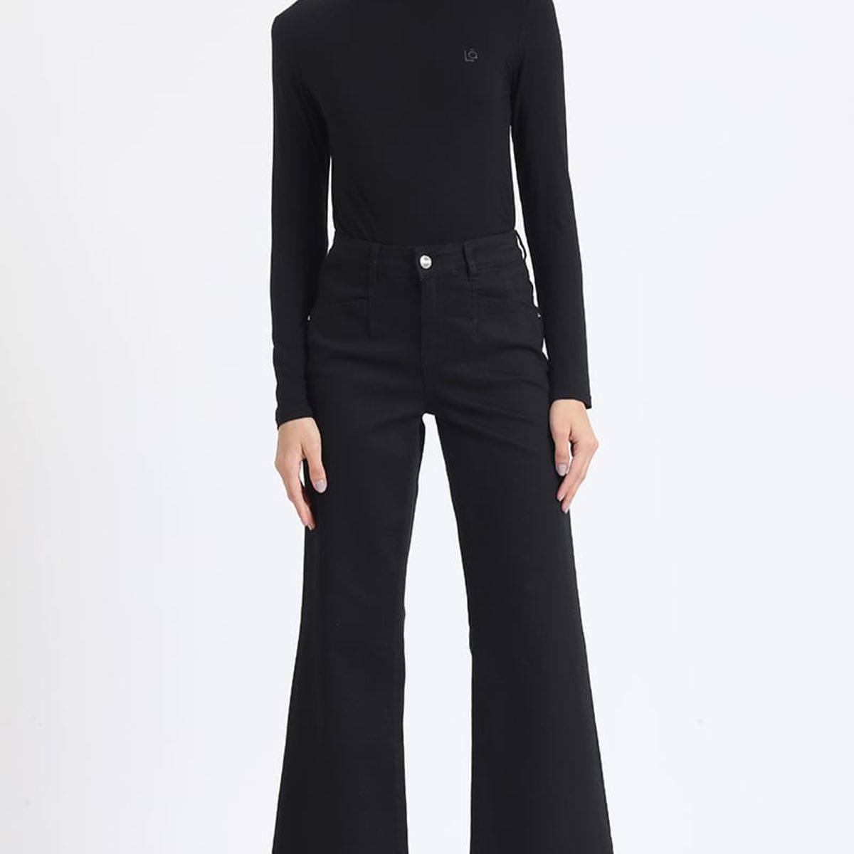 LIOLA - Beatle Basico Spandex, Negro Liola