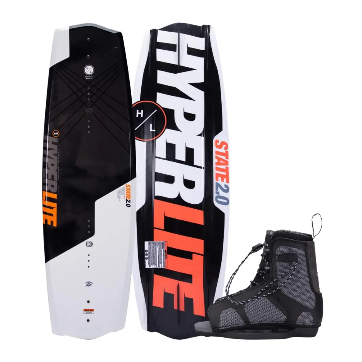 HYPERLITE - Pack Hyperlite Wakeboard Eden Jr 125 Con Fijaciones Remix K12-2