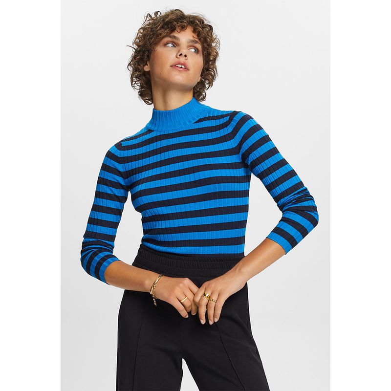 ESPRIT - Sweater De Punto Acanalado A Rayas Mujer Esprit ESPRIT