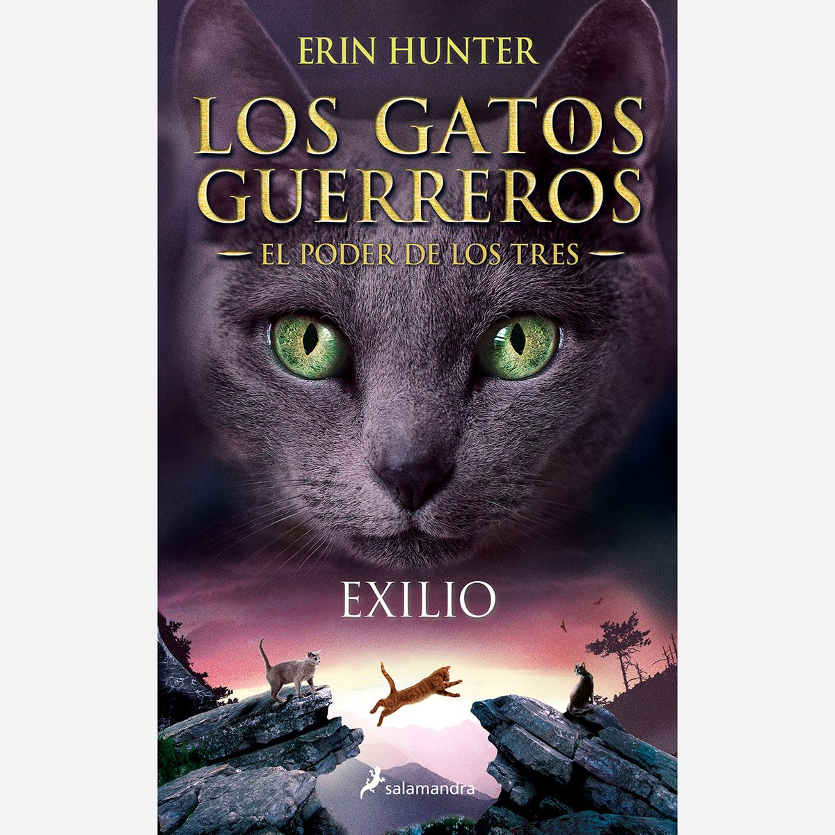 PENGUIN RANDOM HOUSE - Libro Exilio (Los Gatos Guerreros - El Poder De Los Tres 3)