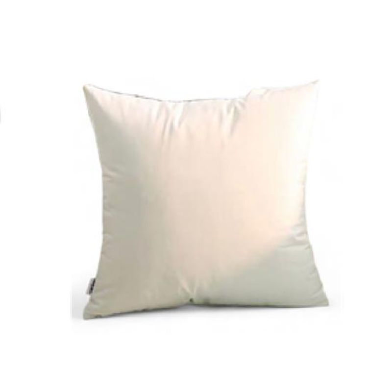 GENERICO - Funda Cojín Velvet Terciopelo Liso en Variedad de Colores - Blanco