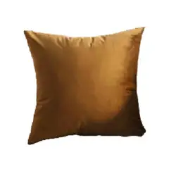 GENERICO - Funda Cojín Velvet Terciopelo Liso Variedad de Colores - Terracota
