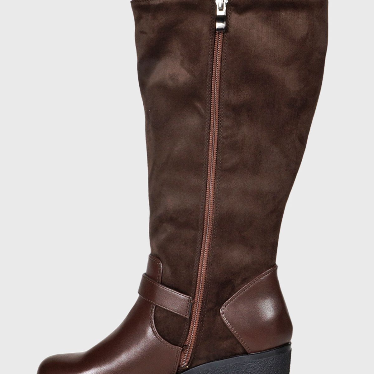 BEGOÑA - Bota Mujer Alfia Café Ancho XL BEGOÑA