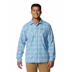 COLUMBIA - Camisa Hombre Landroamer Woven Celeste