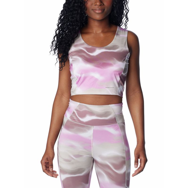 COLUMBIA - Polera Mujer Boundless Trek Tank Rosado COLUMBIA
