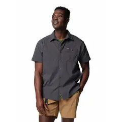 COLUMBIA - Camisa Hombre Landroamer Ripstop Gris