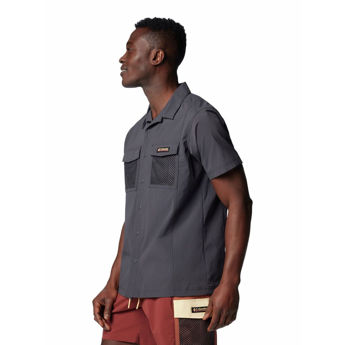 COLUMBIA - Camisa Hombre Landroamer Ripstop Gris COLUMBIA