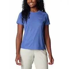 COLUMBIA - Polera Mujer Cirque River Crew Azul