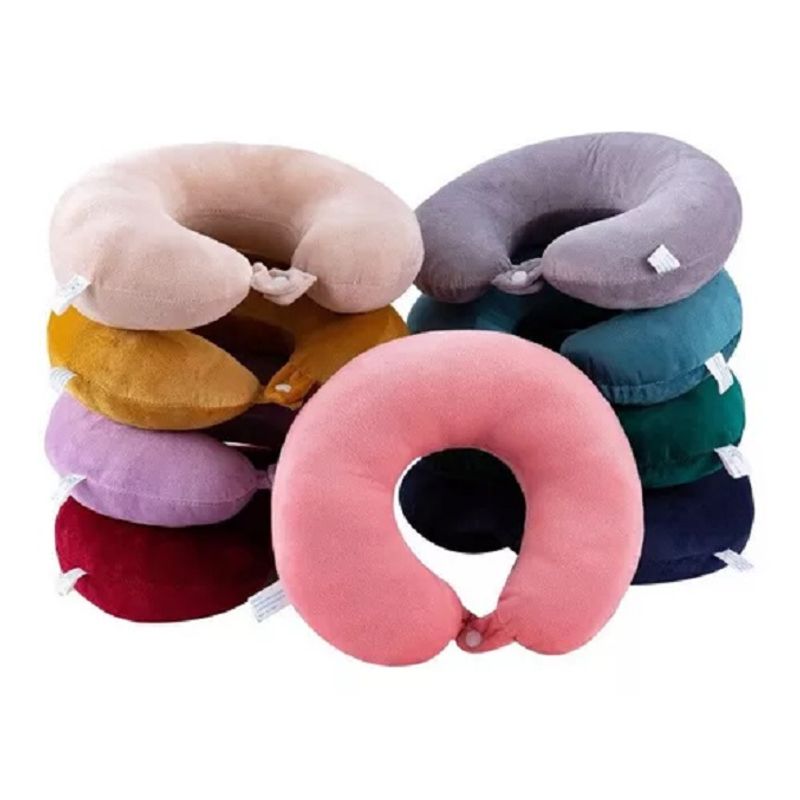 GENERICO - pack de 2 cojines de cuello cervical para viaje auto avion