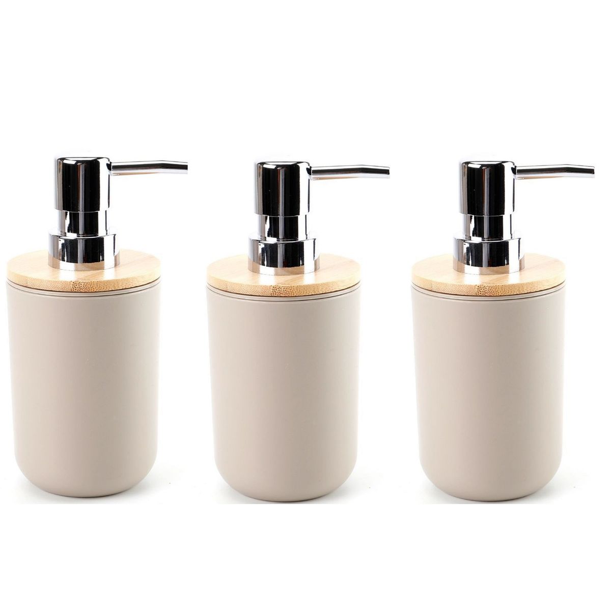 GENERICO - pack de 3 dispensadores de jabon con dosificador