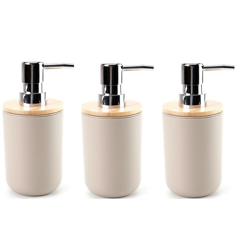 GENERICO - pack de 3 dispensadores de jabon con dosificador
