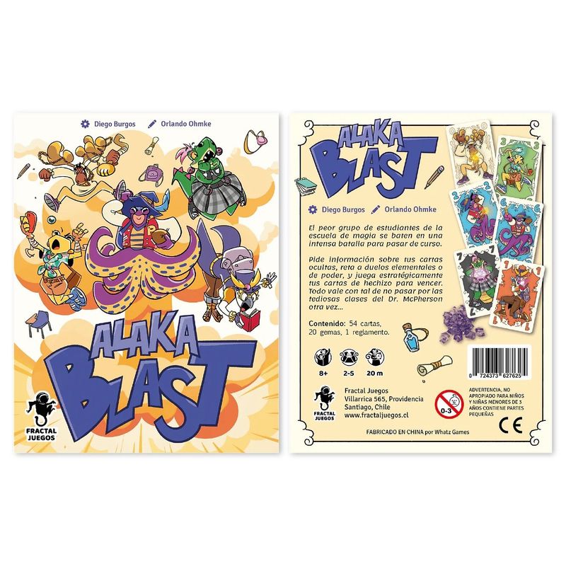FRACTAL - Juego de cartas Alakablast Fractal Juegos